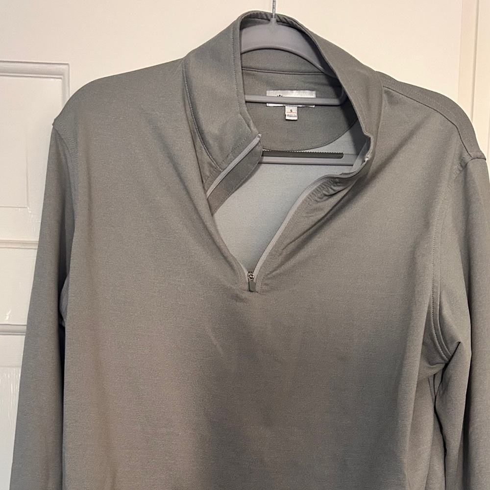 Peter Millar Grey Performance Quarter Zip - image 1